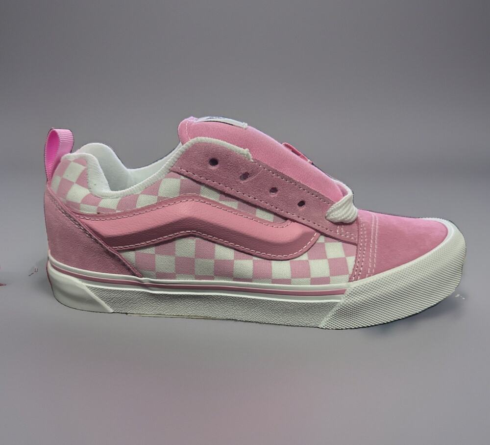 New Women's Size 6 Vans Pink Checkerboard VN000D2T2W0 Kids Size 4.5